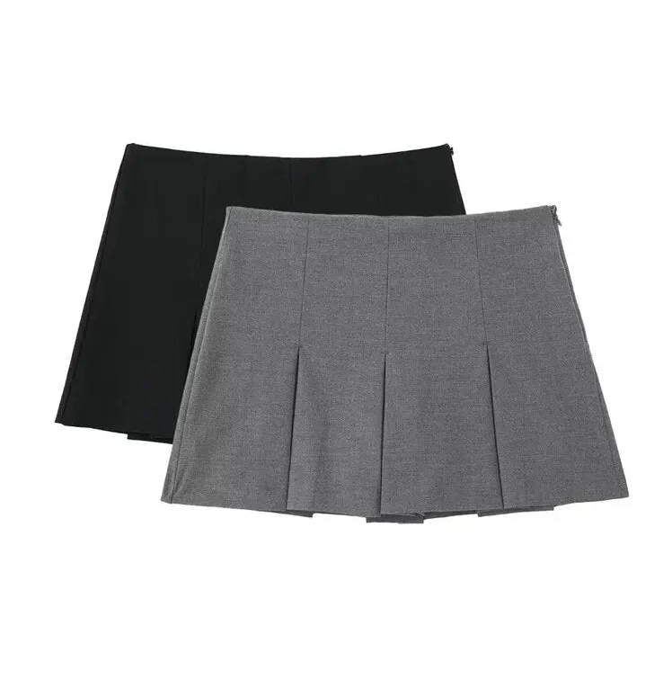 Short Saia Plissada Clara