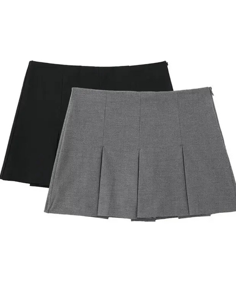 Short Saia Plissada Clara