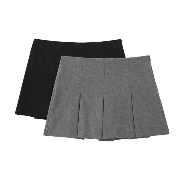 Short Saia Plissada Clara