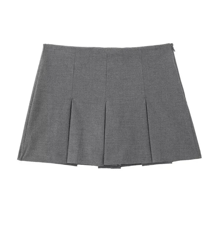 Short Saia Plissada Clara