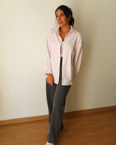 Camisa Oversized Rose