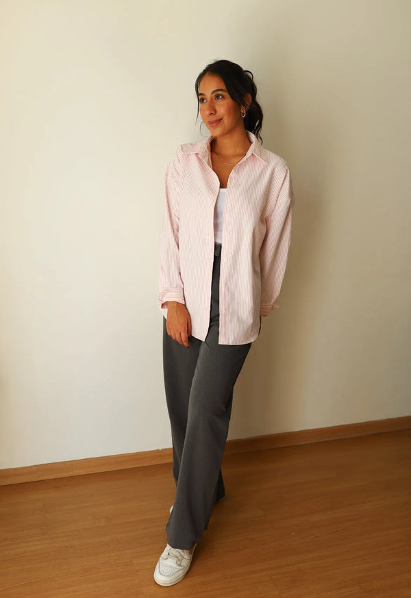 Camisa Oversized Rose