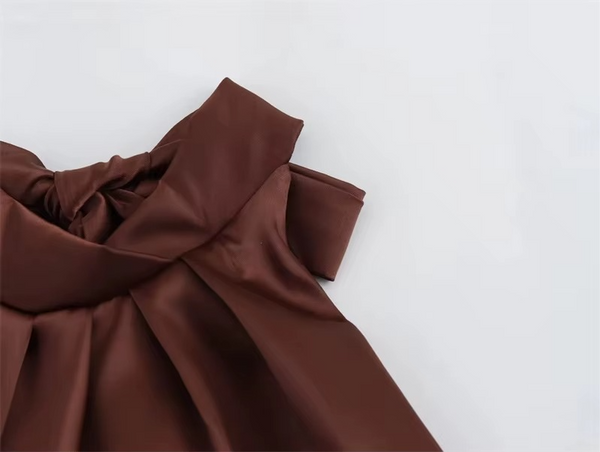 Vestido Acetinado Longo Siena