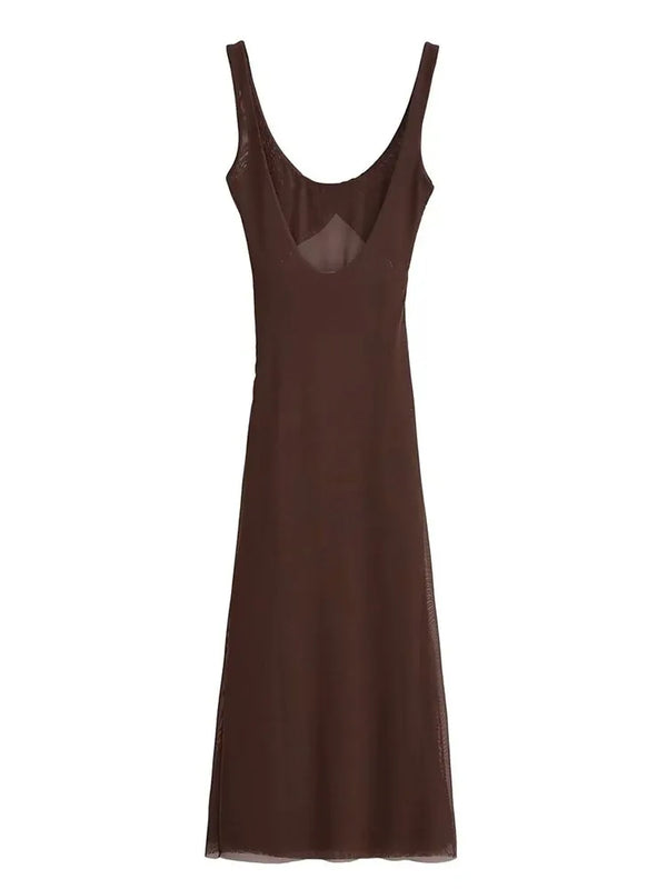 Vestido Longo Eloá com Tule